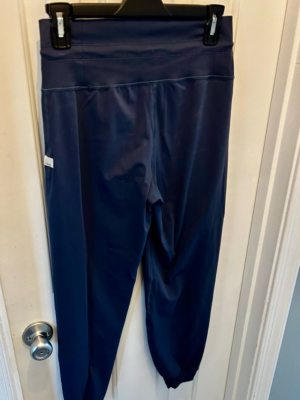 Vuori High-Waist Ribbed Waistband Women's Joggers - Slate Blue Small - Picture 6 of 6